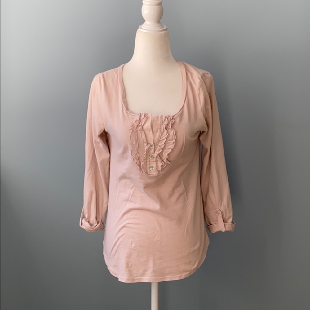 Anthro Velvet By Graham & Spencer Henley tee